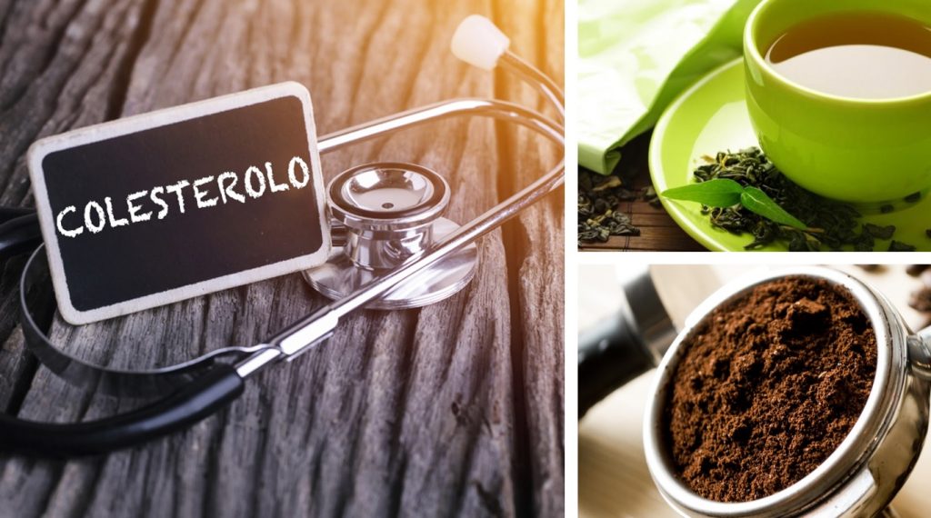 la caffeina abbassa il colesterolo