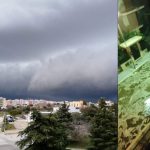 Maltempo, arrivato il fronte freddo: graupel in Puglia e Basilicata, danni e alcune zone senza elettricità per il vento nel Materano – FOTO e VIDEO