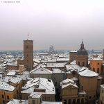 Maltempo, neve fino a bassa quota in Emilia: la dama bianca abbraccia Reggio e Parma [FOTO]