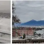 Maltempo in Campania: fitta nevicata ad Avellino e sul Vesuvio, il vulcano imbiancato fino a bassa quota [FOTO e VIDEO]