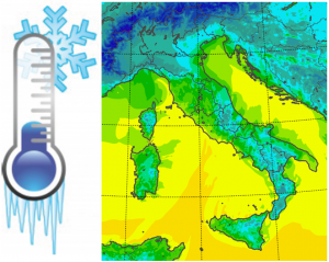 temperature minime italia oggi