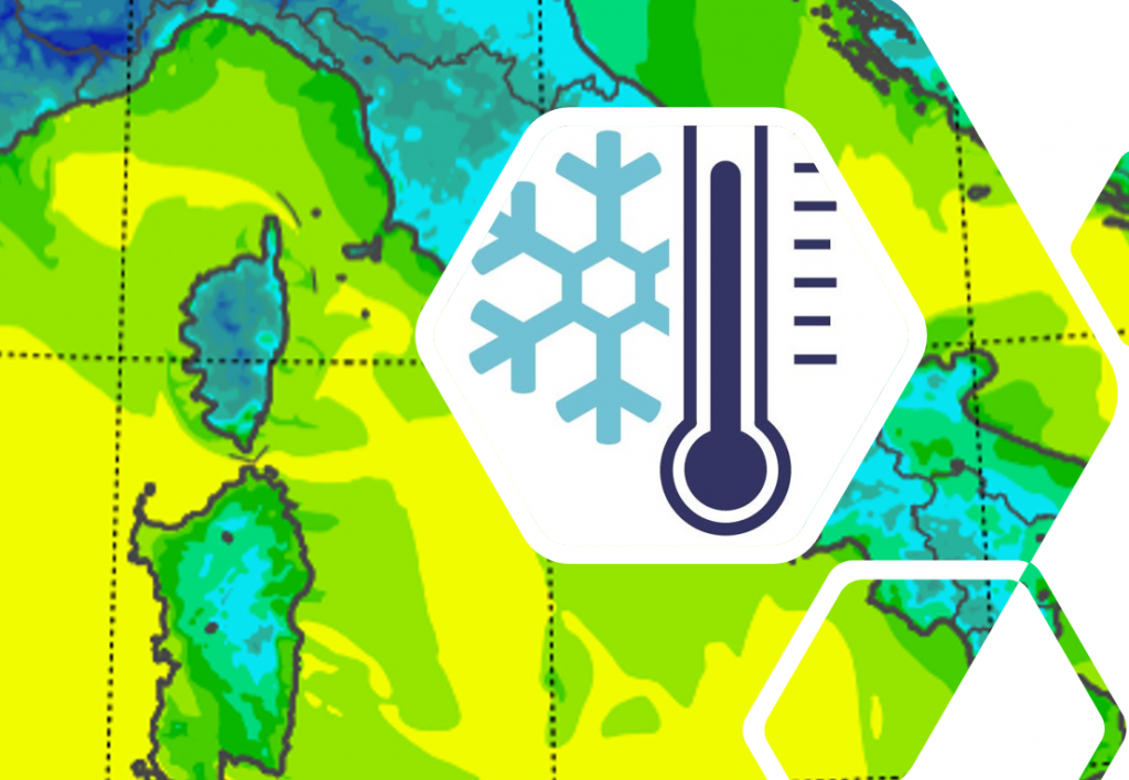 temperature minime italia oggi
