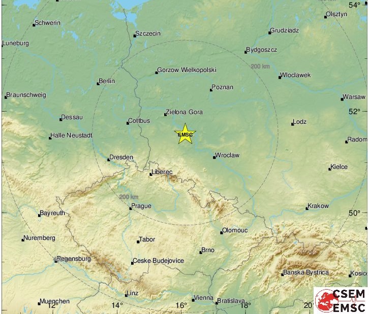 terremoto polonia