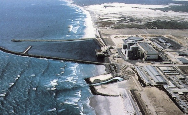 Figura 11 - L’impianto nucleare di Koeberg (Sud Africa) isolato sismicamente nel 1985