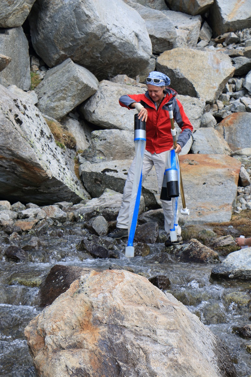 Rock glaciers- campionamenti in Alto Adige