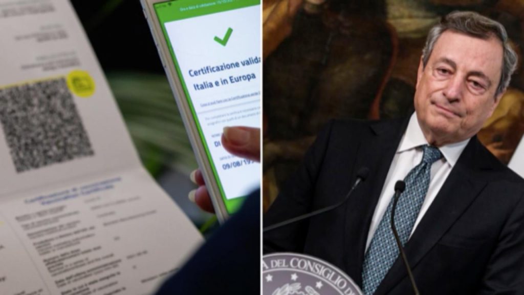 draghi green pass
