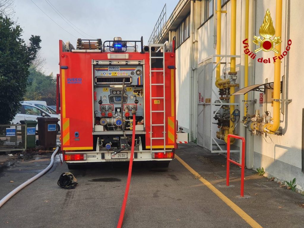 incendio gallarate varese