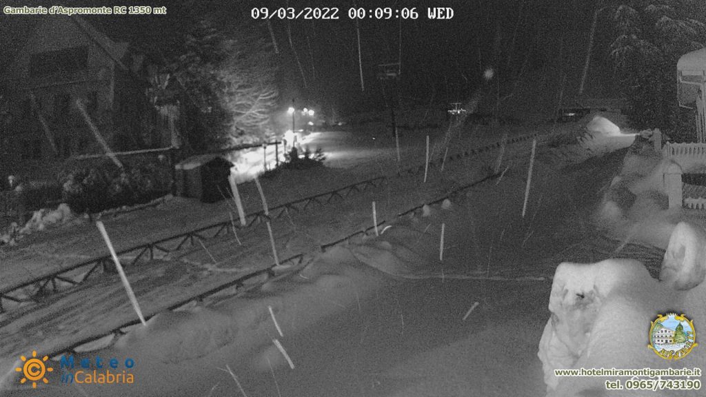 neve a gambarie 9 marzo 2022