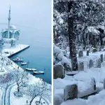 Meteo, continuano le abbondanti nevicate a Istanbul: centinaia di voli cancellati e traffico in tilt | FOTO e VIDEO