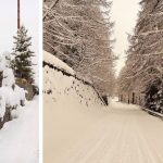 Meteo, neve gialla in Valle d’Aosta: l’effetto della sabbia del Sahara a La Thuile | FOTO e VIDEO