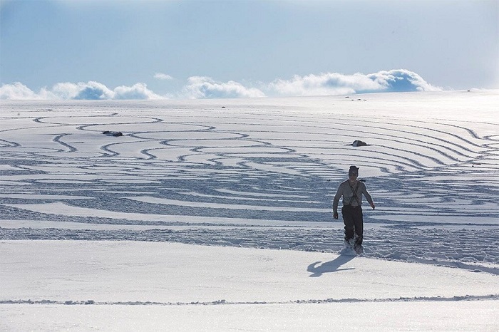 simon beck snow art