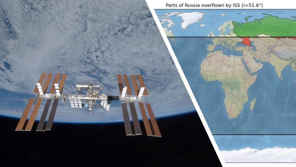 stazione spaziale mappa russia