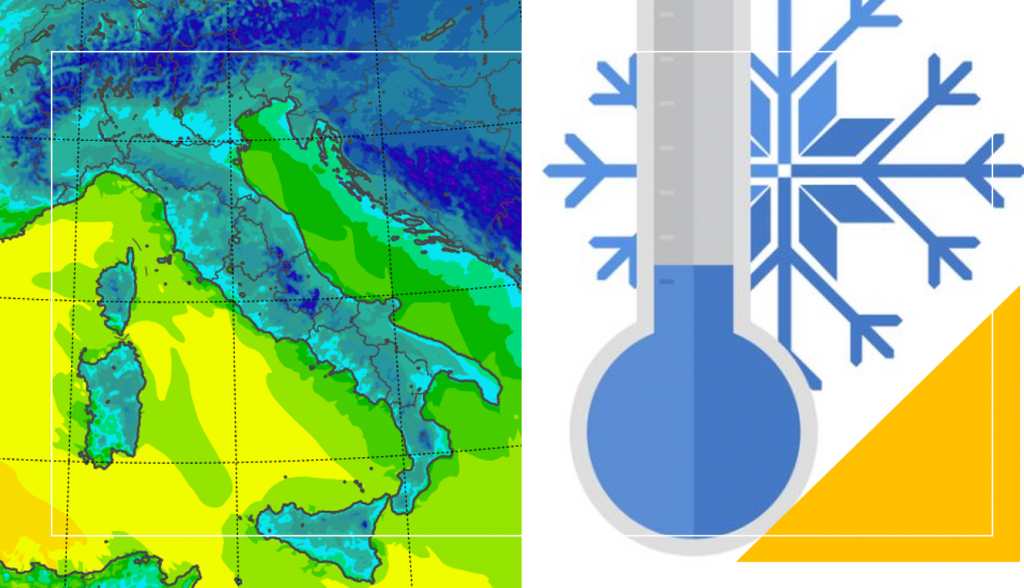 temperature minime italia oggi
