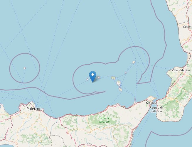 terremoto oggi sicilia eolie alicudi filicudi