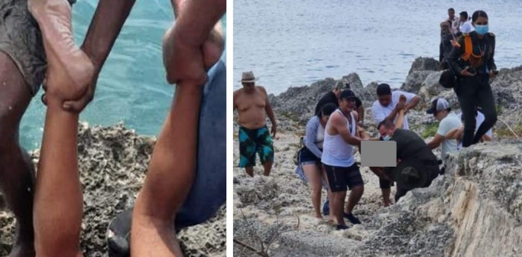 turista italiano squalo colombia