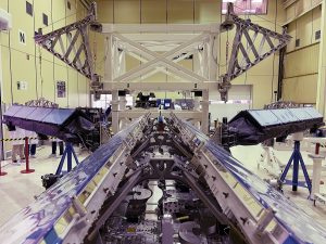 Il sottosistema d'antenna dello scatterometro