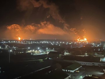 Russia incendio in deposito di carburante a Bryansk