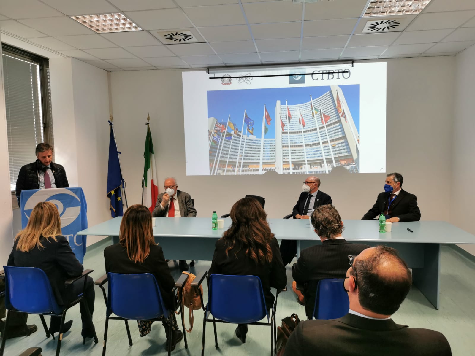 Sicurezza nucleare, visita ai laboratori ISIN del Segretario Esecutivo CTBTO Robert Floyd