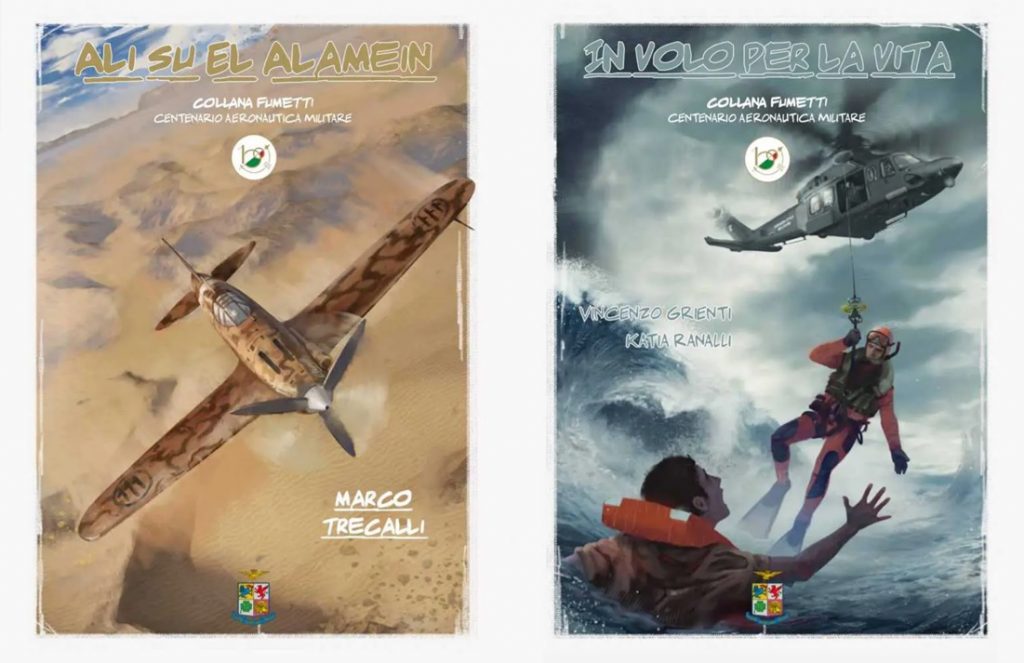 collana fumetti 100 anni aeronautica militare