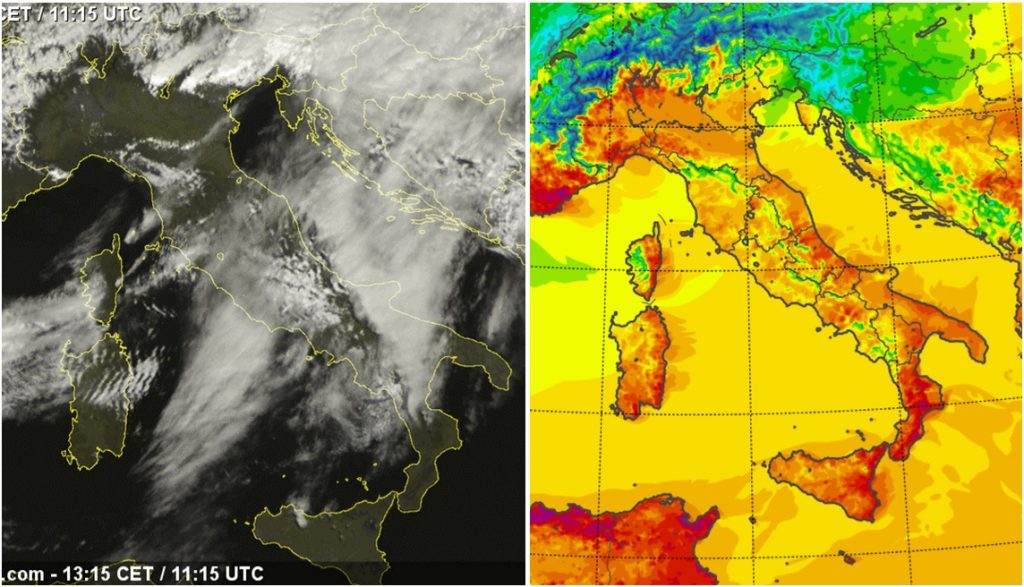 meteo italia 9 aprile