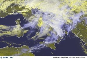 satellite meteo italia 9 aprile 2022