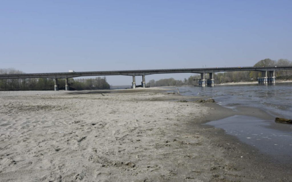 siccità fiume po