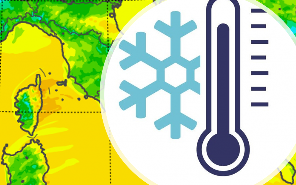 temperature minime italia oggi