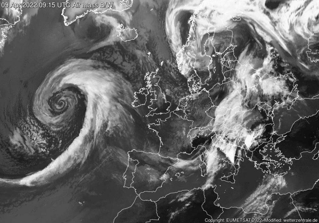 tempesta pamela europa aprile 2022