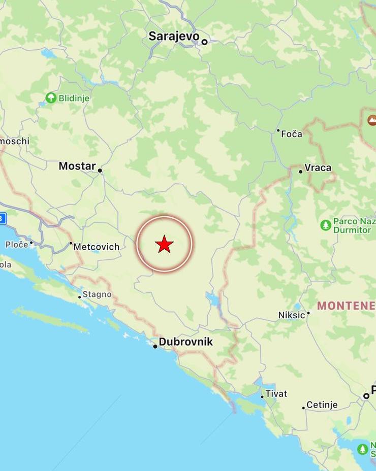 terremoto bosnia