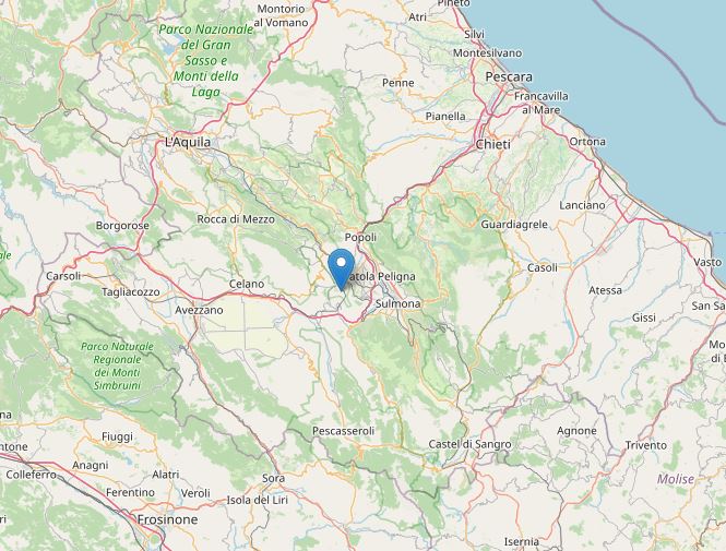 terremoto in abruzzo oggi