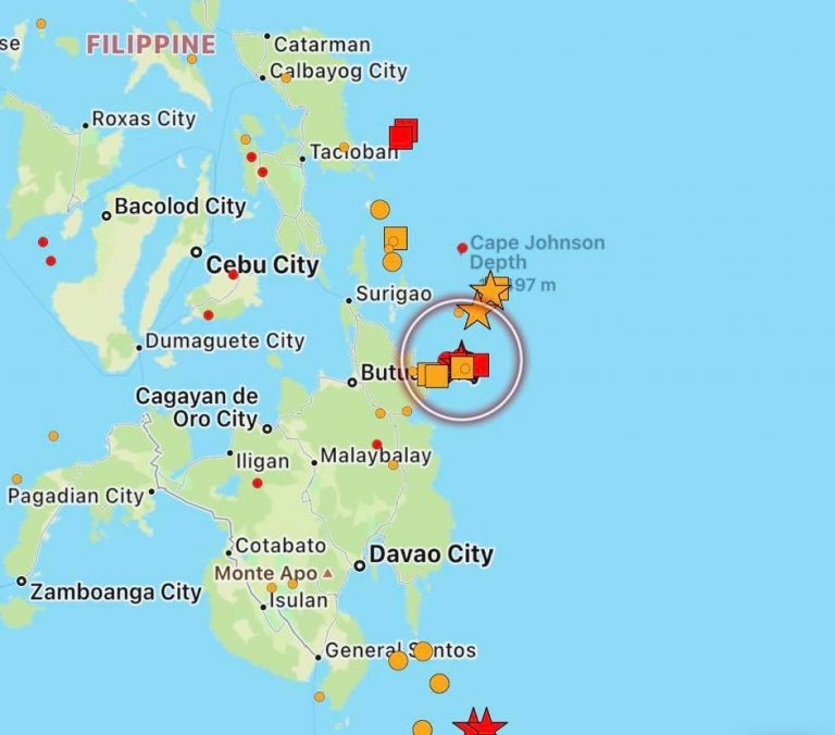 terremoto pacifico filippine