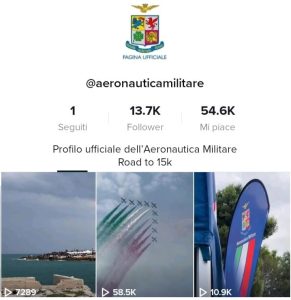 aeronautica militare tiktok