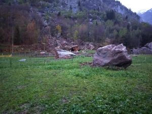 frana Gaby Valle d'Aosta