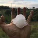 Maltempo, grandine grossa nell’Anconetano: danni a Casine d’Ostra | FOTO