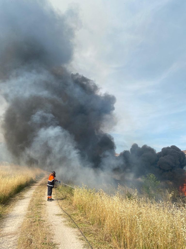 incendi roma provincia