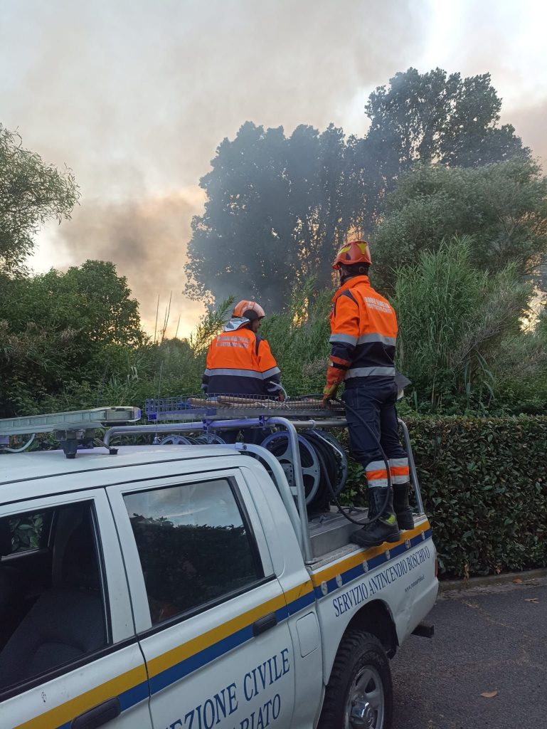 incendi roma provincia