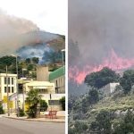 Lo scirocco alimenta un grosso incendio ad Erice: case evacuate | FOTO