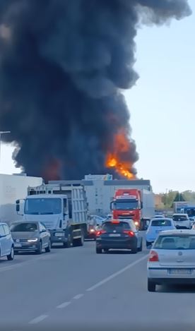 incendio roma monterotondo scalo