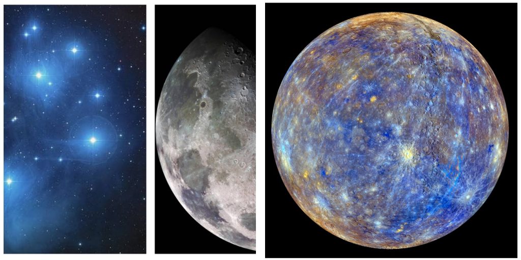luna mercurio pleiadi