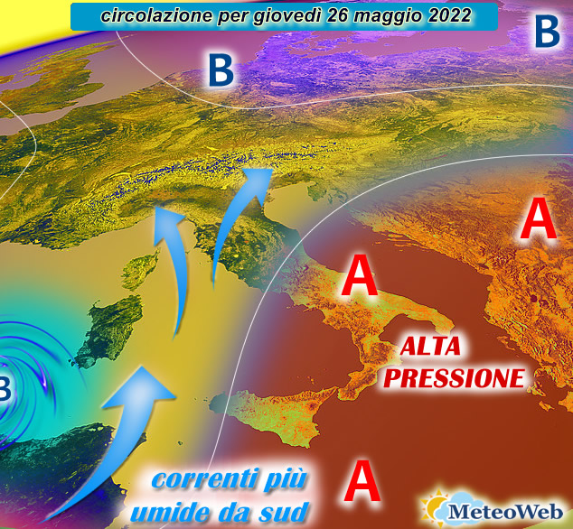 previsioni meteo 26 maggio