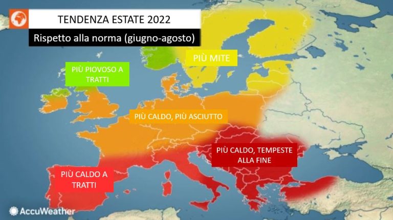 previsioni meteo estate 2022 accuweather