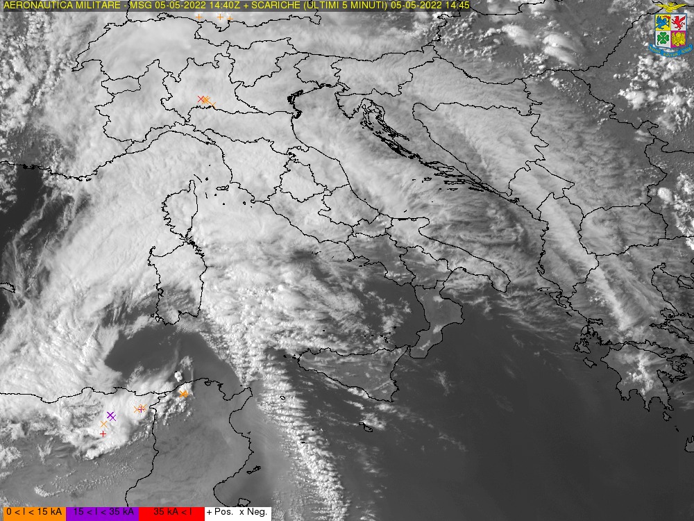 satellite meteo italia 5 maggio 2022