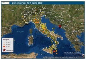 sismicità aprile