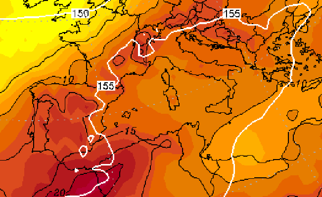 temperatura 850hpa 12 maggio 2022