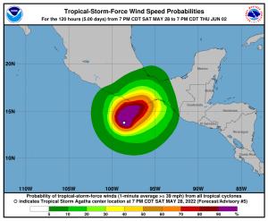 tempesta agatha messico