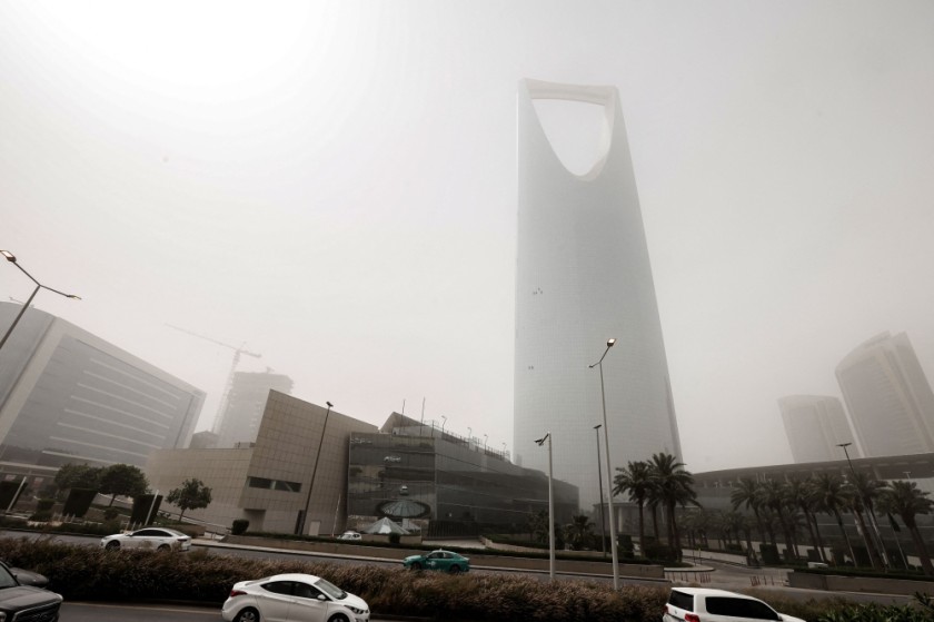 tempesta di sabbia arabia saudita