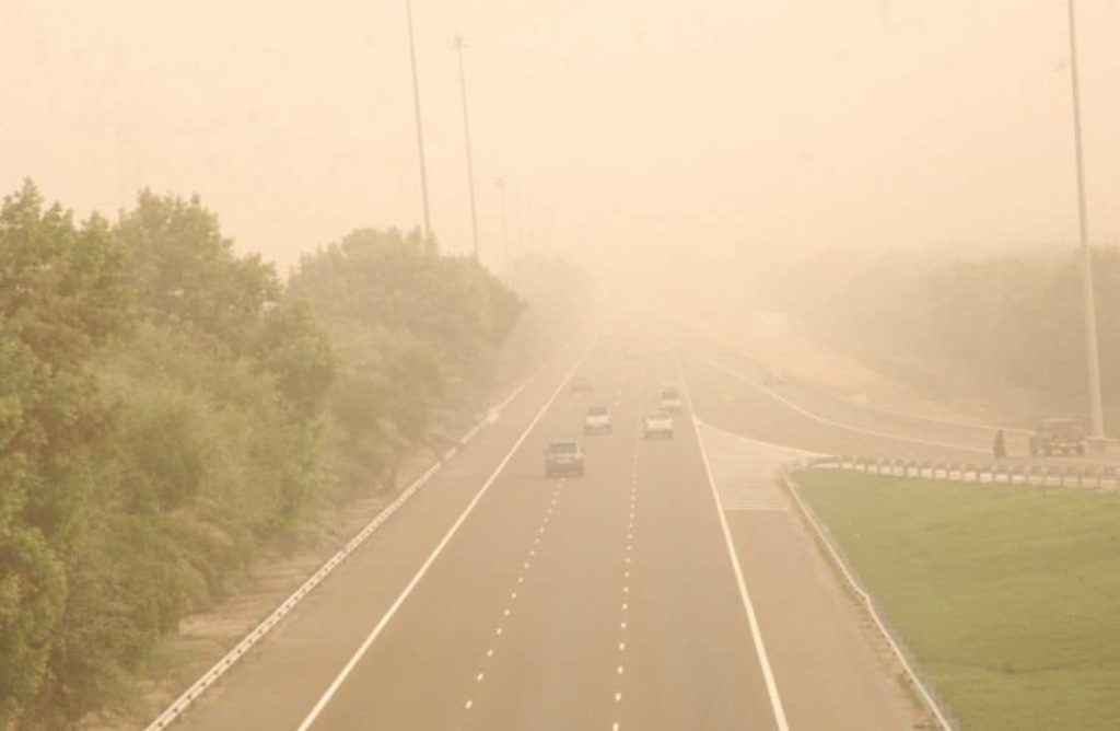 tempesta di sabbia kuwait