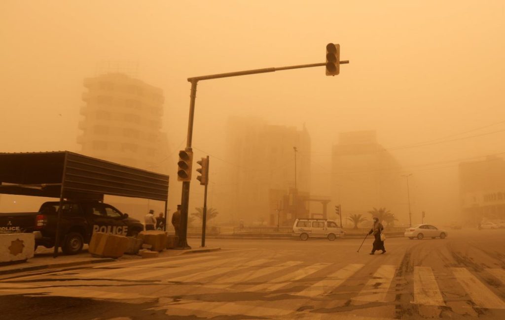 tempesta sabbia iraq baghdad