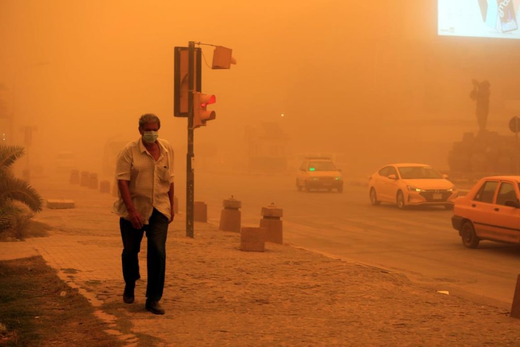tempesta sabbia iraq baghdad