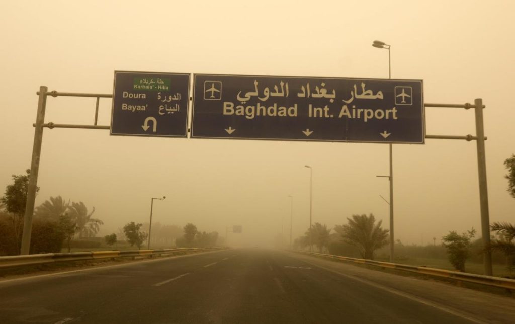 tempesta sabbia iraq baghdad